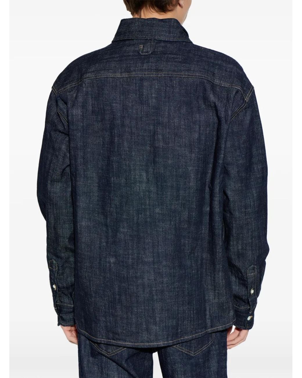 Jacquemus Blue The Simon De-Nîmes Denim Shirt for men