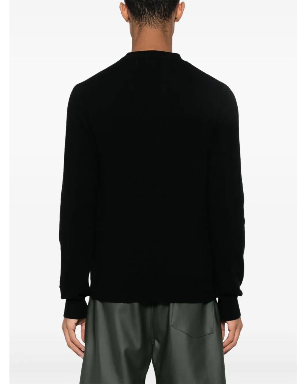 COMME DES GARÇONS PLAY Black X The Artist Invader Wool Cardigan for men