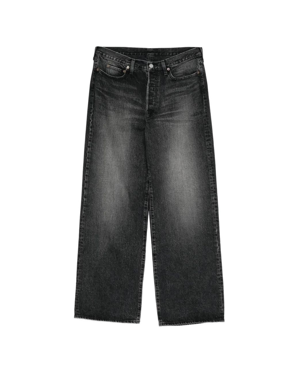 Ssstein Black Loose Fit Jeans for men