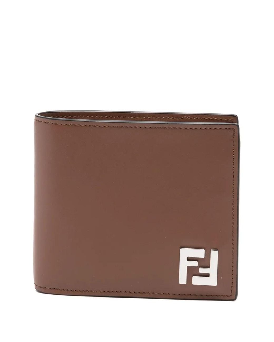 Fendi Brown Bi-Fold Wallet for men