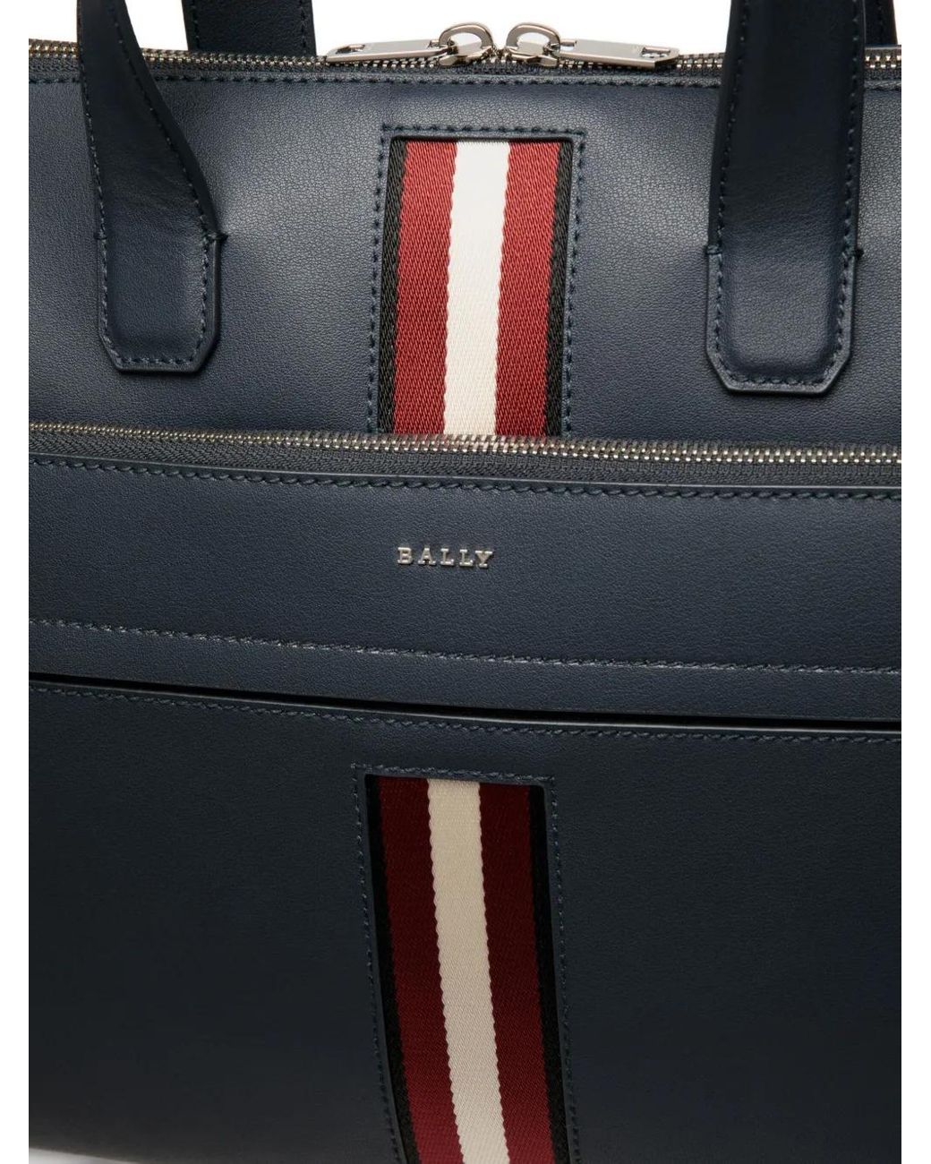 Portadocumenti Con Nastro di Bally in Black da Uomo