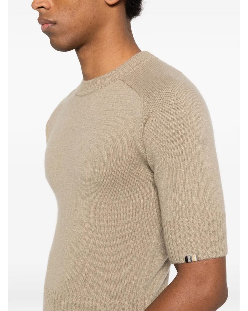 Extreme Cashmere Natural Lauren Ribbed Sweater