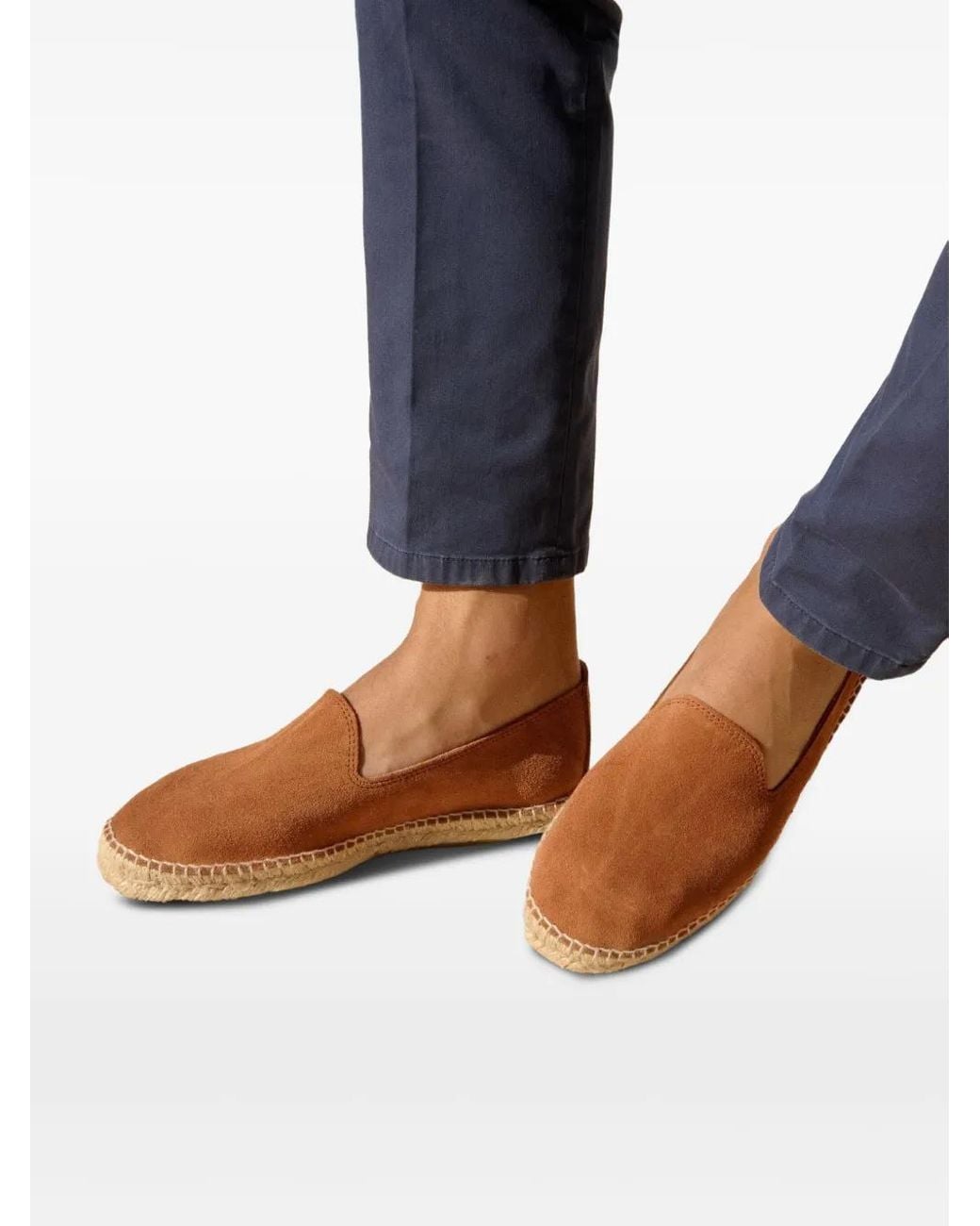 Manebí Blue Suede Slip-On Espadrilles for men
