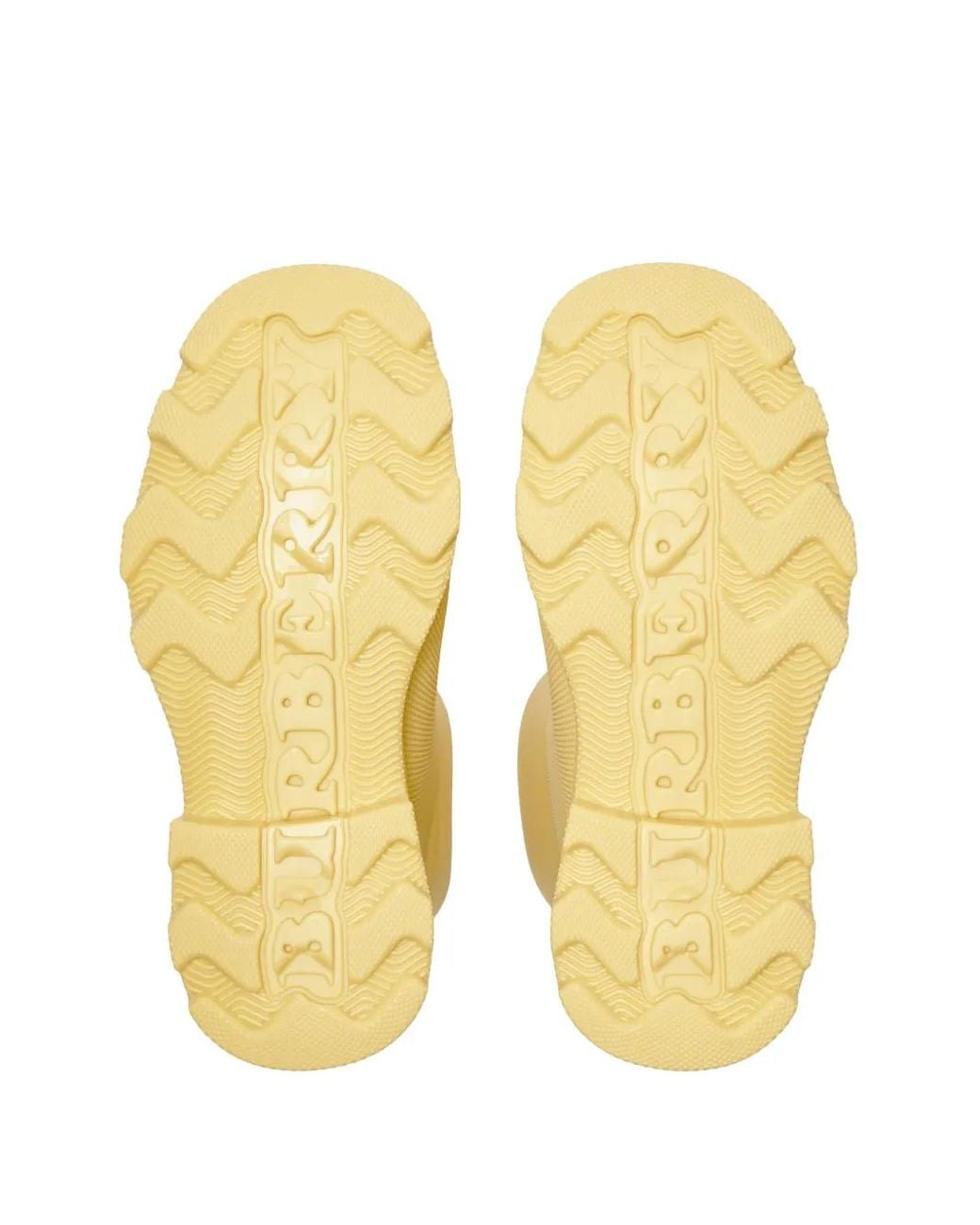 Burberry Yellow Rubber Marsh High Boots