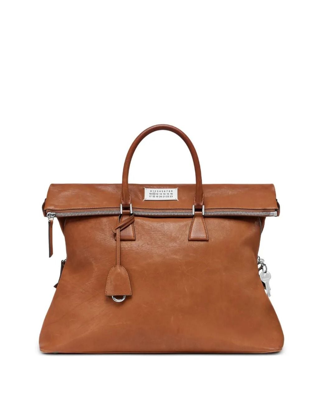 Maison Margiela Brown Medium 5Ac Top-Handle Shoulder Bag