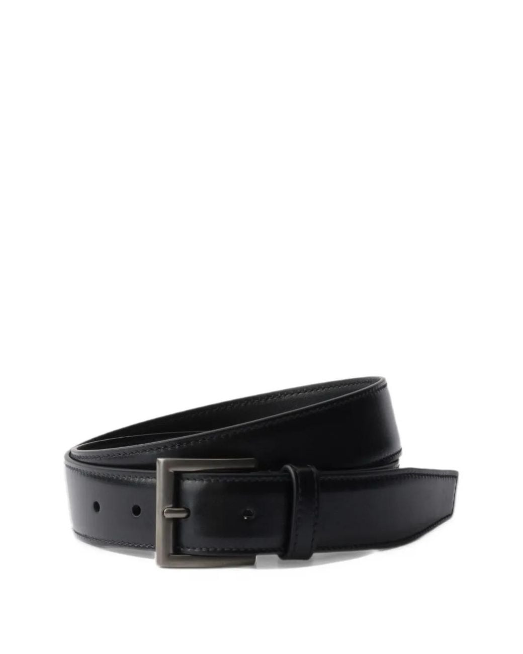 Prada Leren Riem in het Black