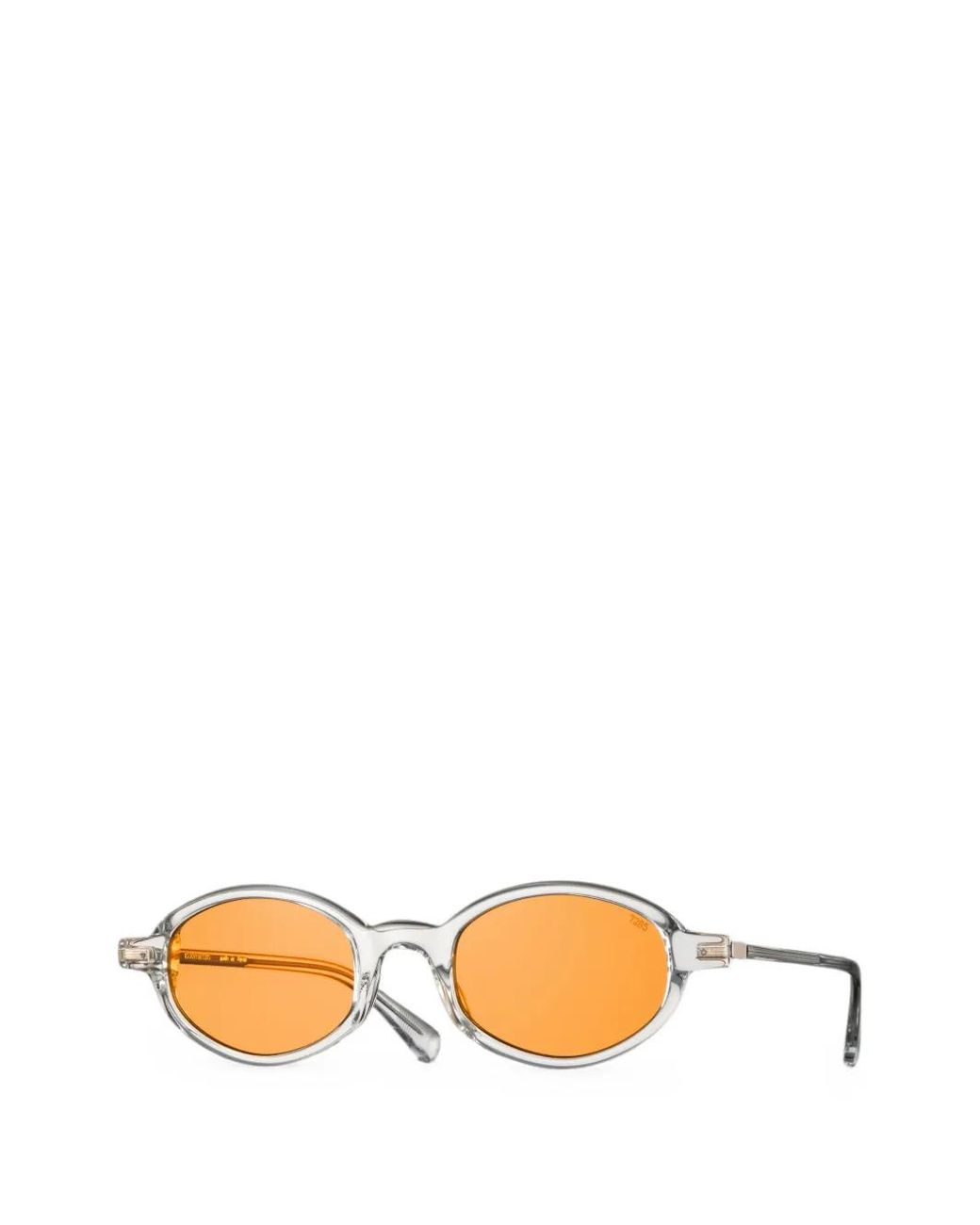 Eyevan 7285 Orange Oval-Frame Sunglasses for men