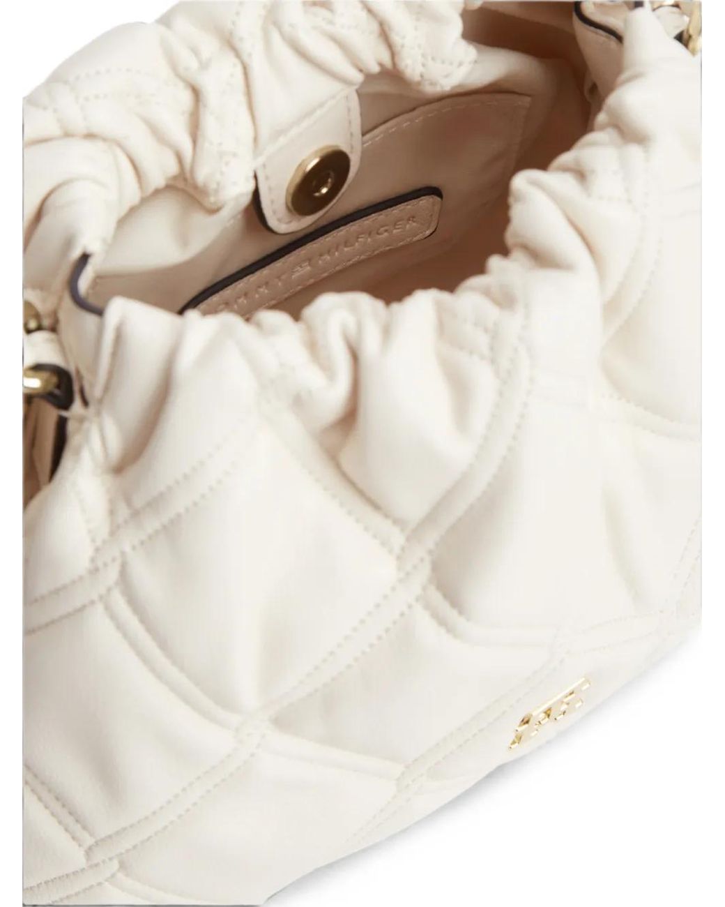 Tommy Hilfiger Natural Sac À Bandoulière À Effet Matelassé