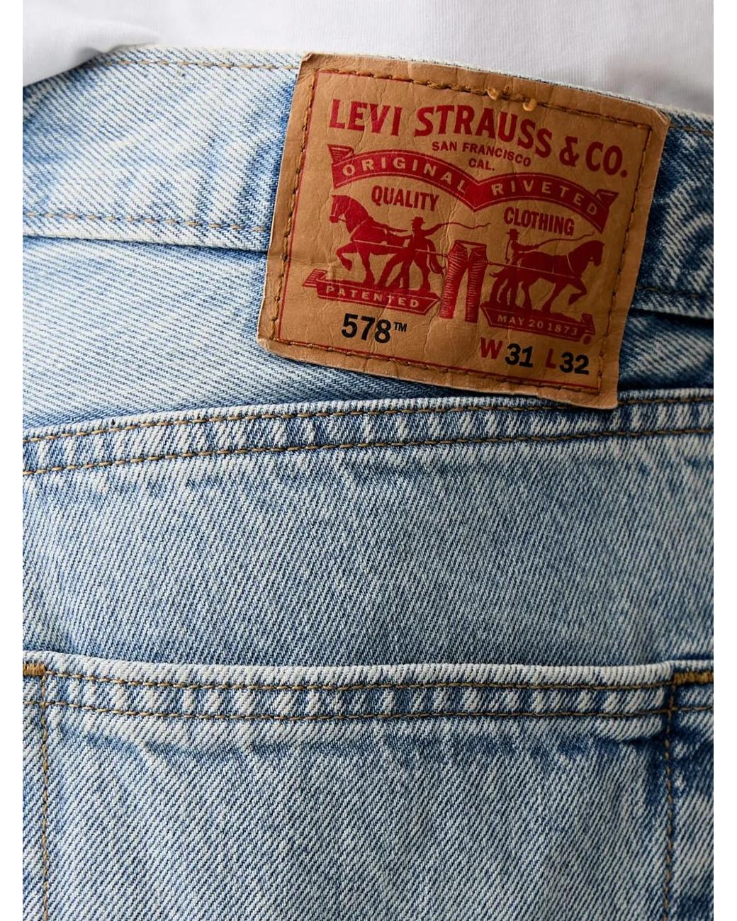 Levi's Blue Jean 578 À Coupe Ample for men