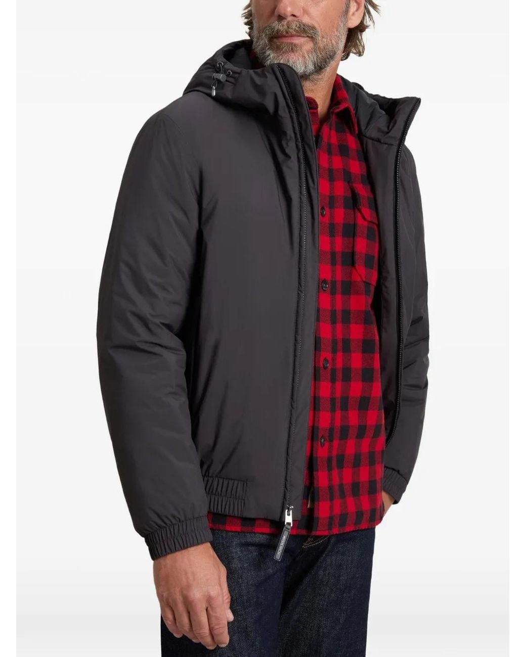 Giacca Micro-Ripstop di Woolrich in Gray da Uomo