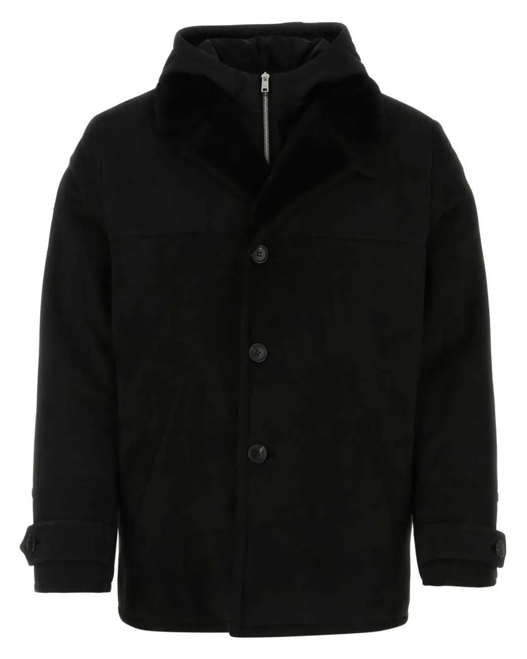 CAPPOTTO di Prada in Black da Uomo