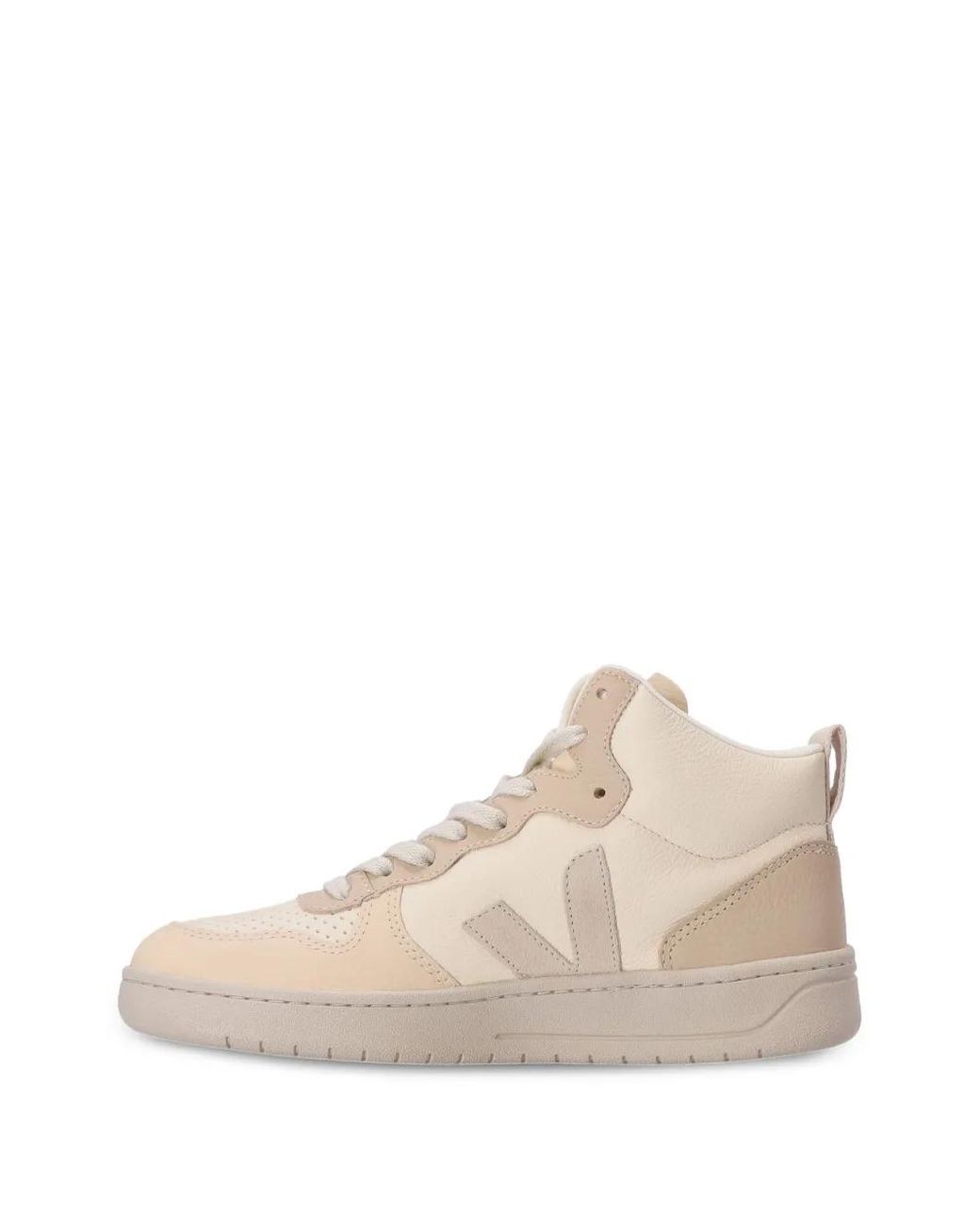 Veja Natural V15 Chromefree High-Top Sneakers