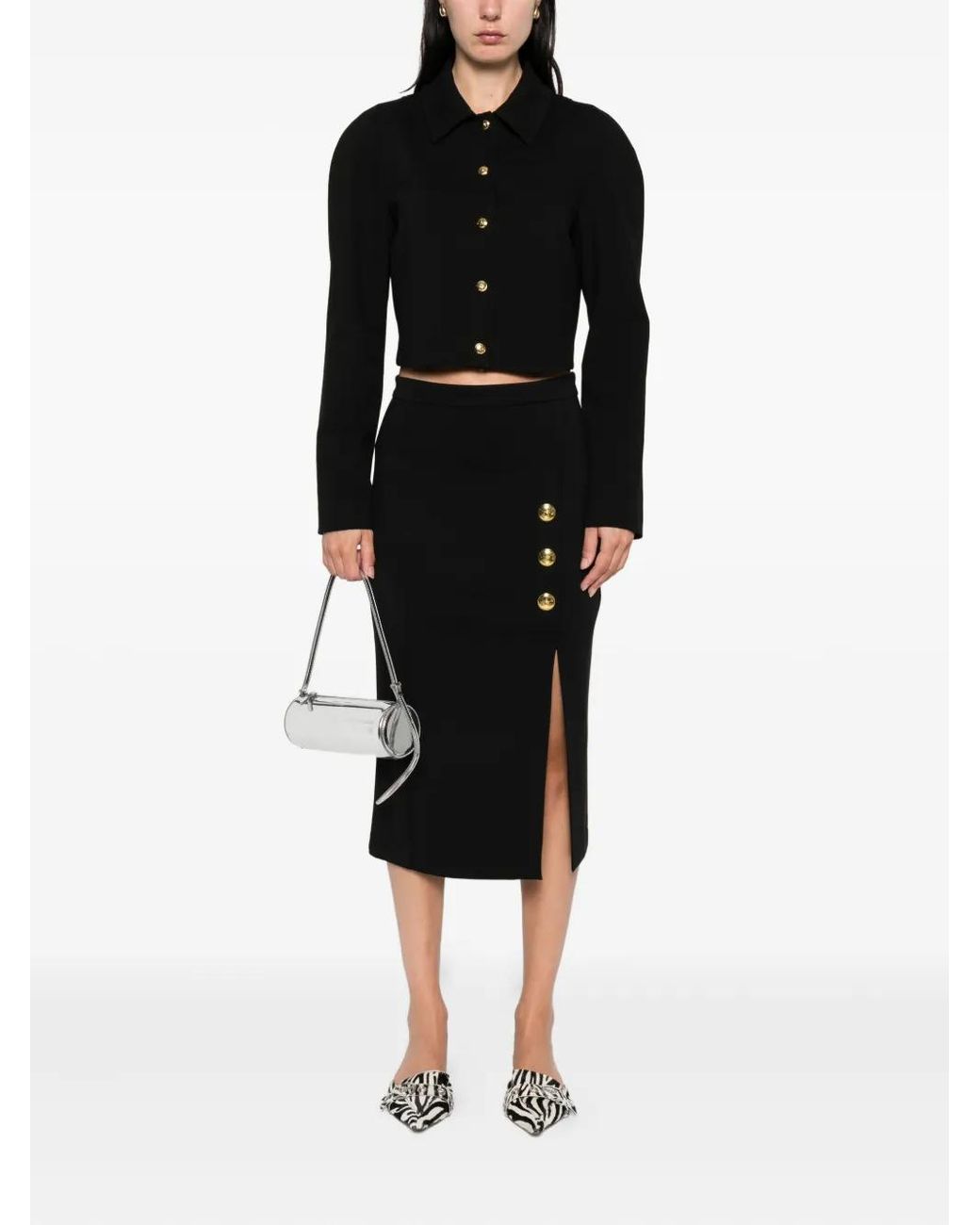 Pinko Black Cropped Jacket