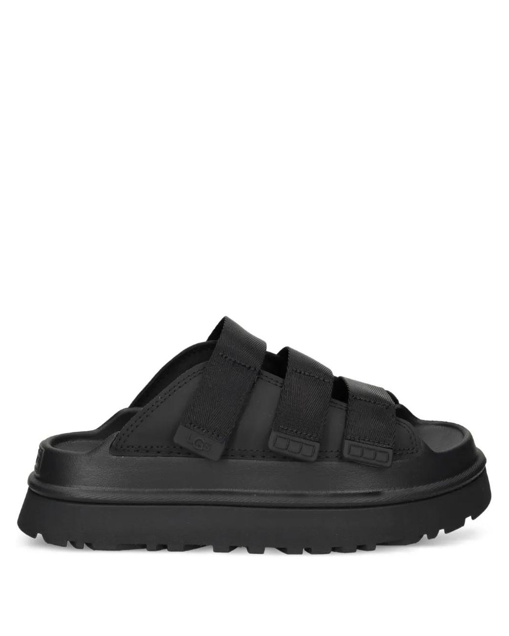 Ugg Black W Goldenglow Slide Shoes