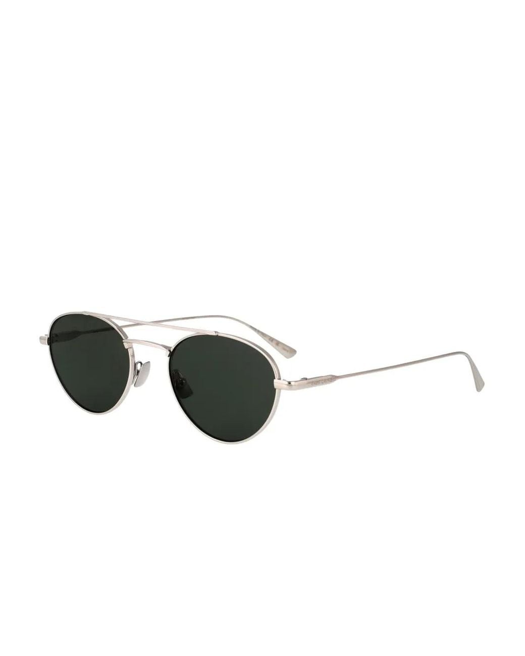 Saint Laurent Metallic Pilot-Frame Sunglasses