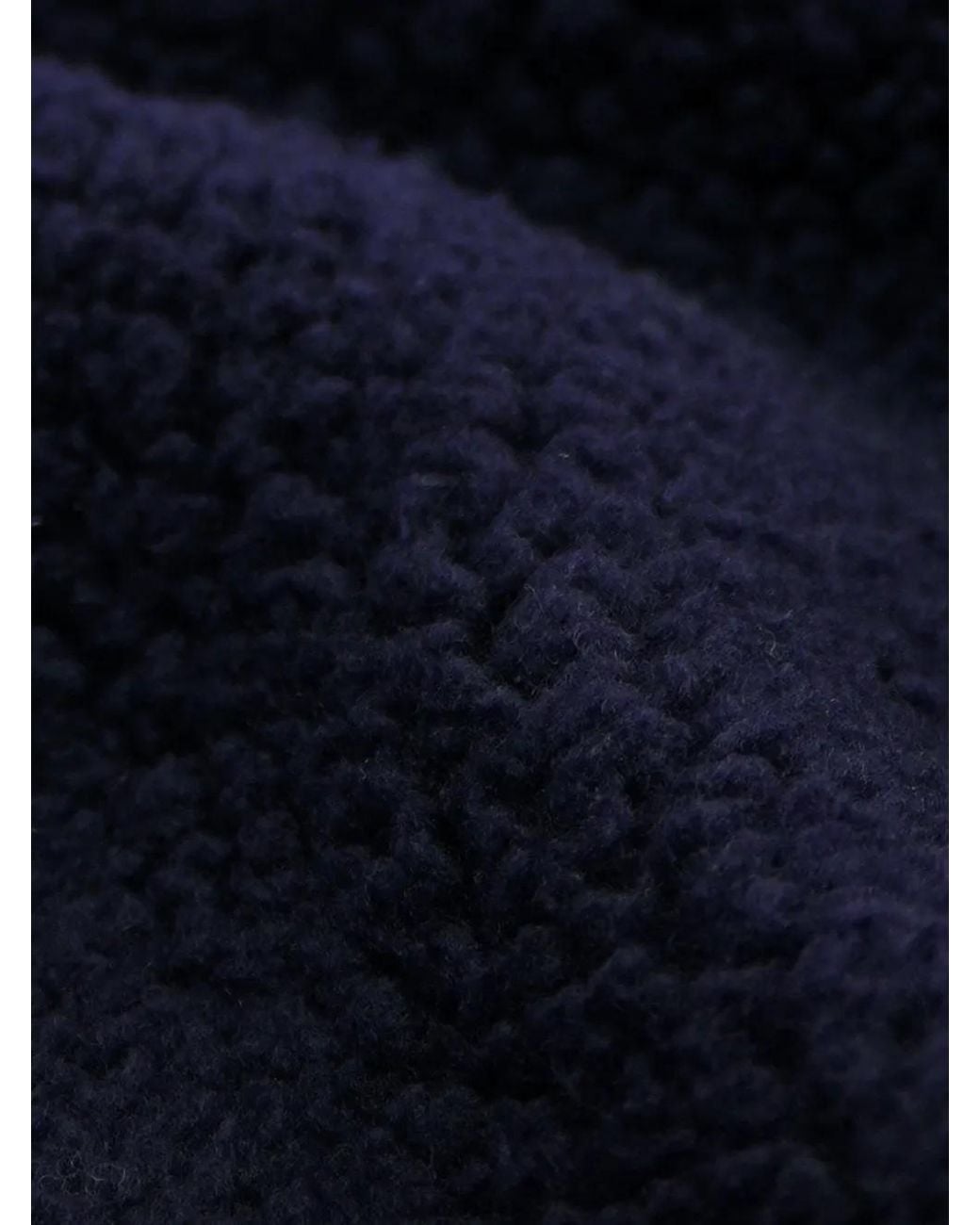 Sporty & Rich Blue Embroidered Fleece Hoodie