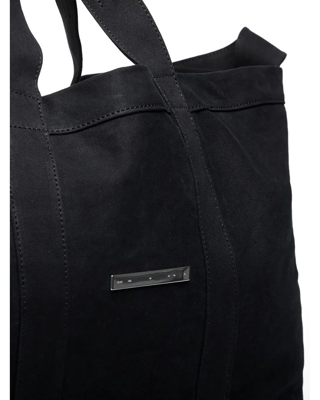 HELIOT EMIL Black Handle Shire Tote Bag