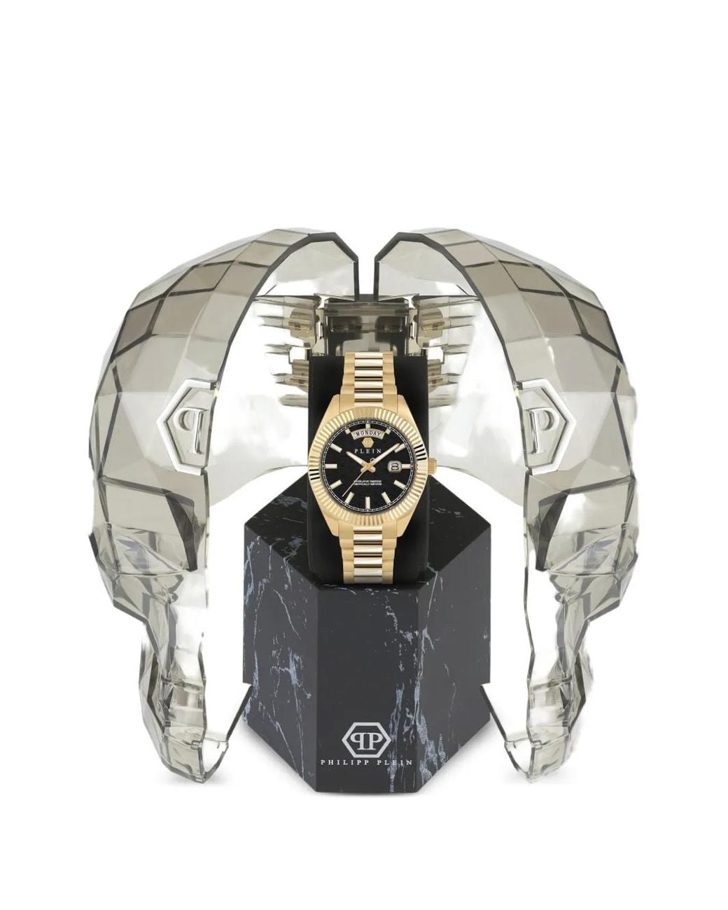 Philipp Plein Metallic Date Superlative 42Mm Watch for men