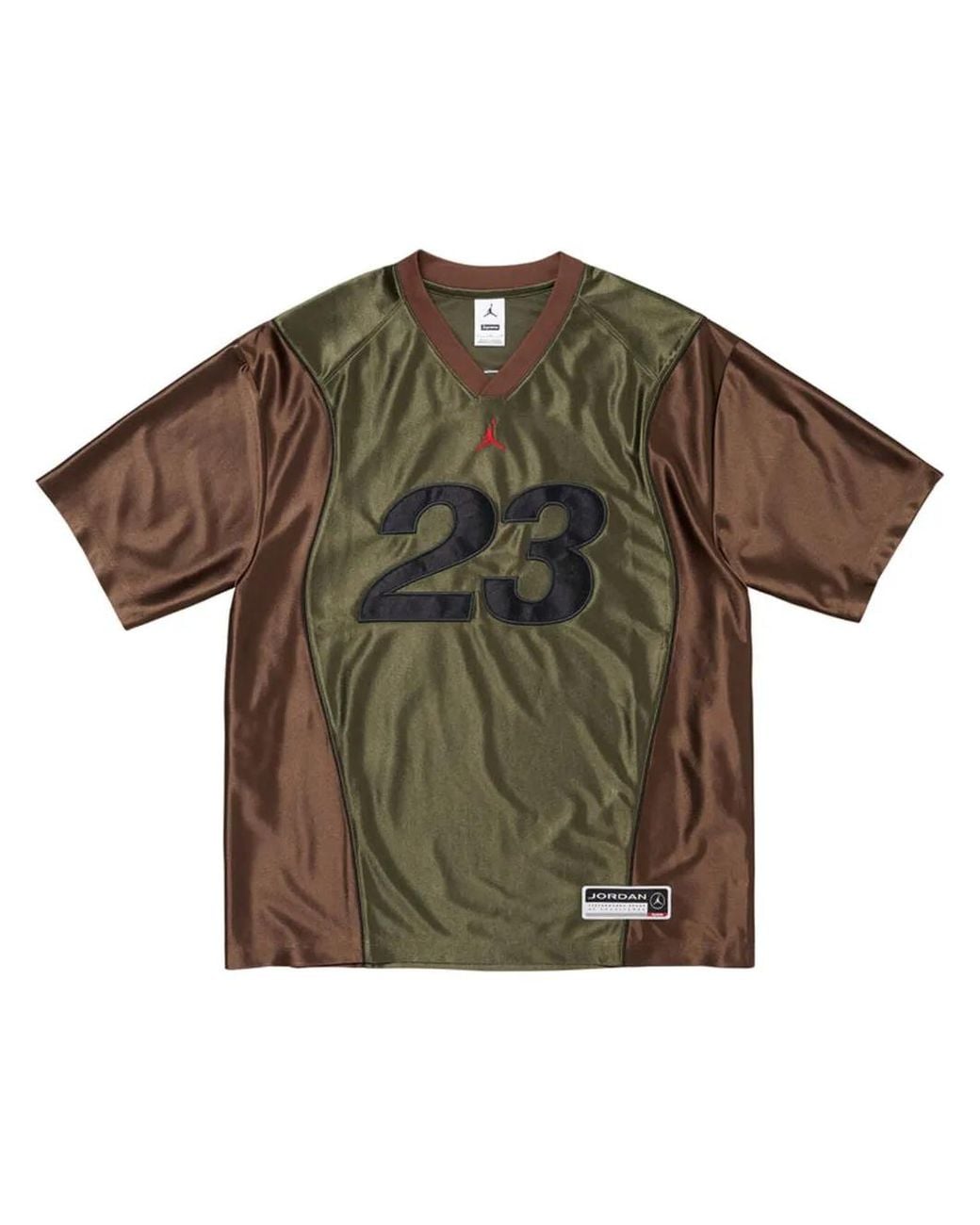 Supreme Green X Jordan Warm Up Jersey for men