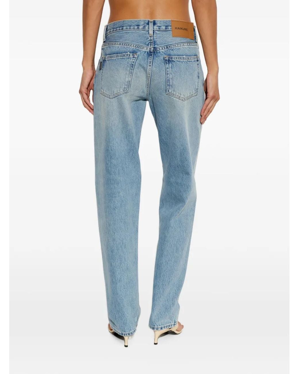 Haikure Blue Lisa Pollock Straight-Leg Jeans