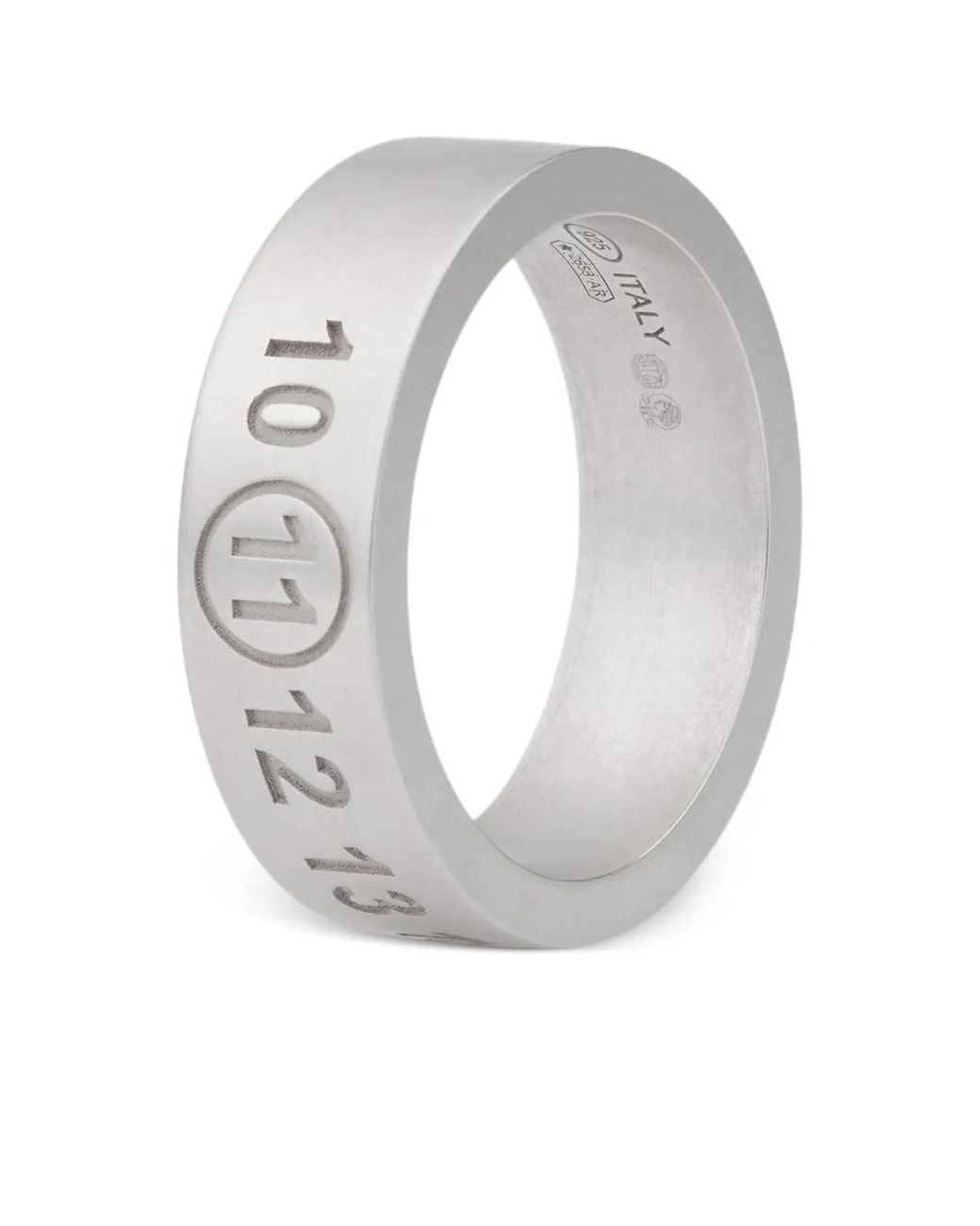 Anillo Con Número De Referencia Maison Margiela de color Gray