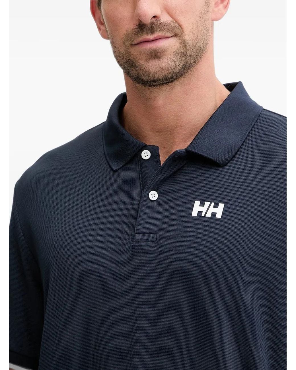 Helly Hansen Blue Ocean 2.0 Logo-Print Piqué Polo Shirt for men