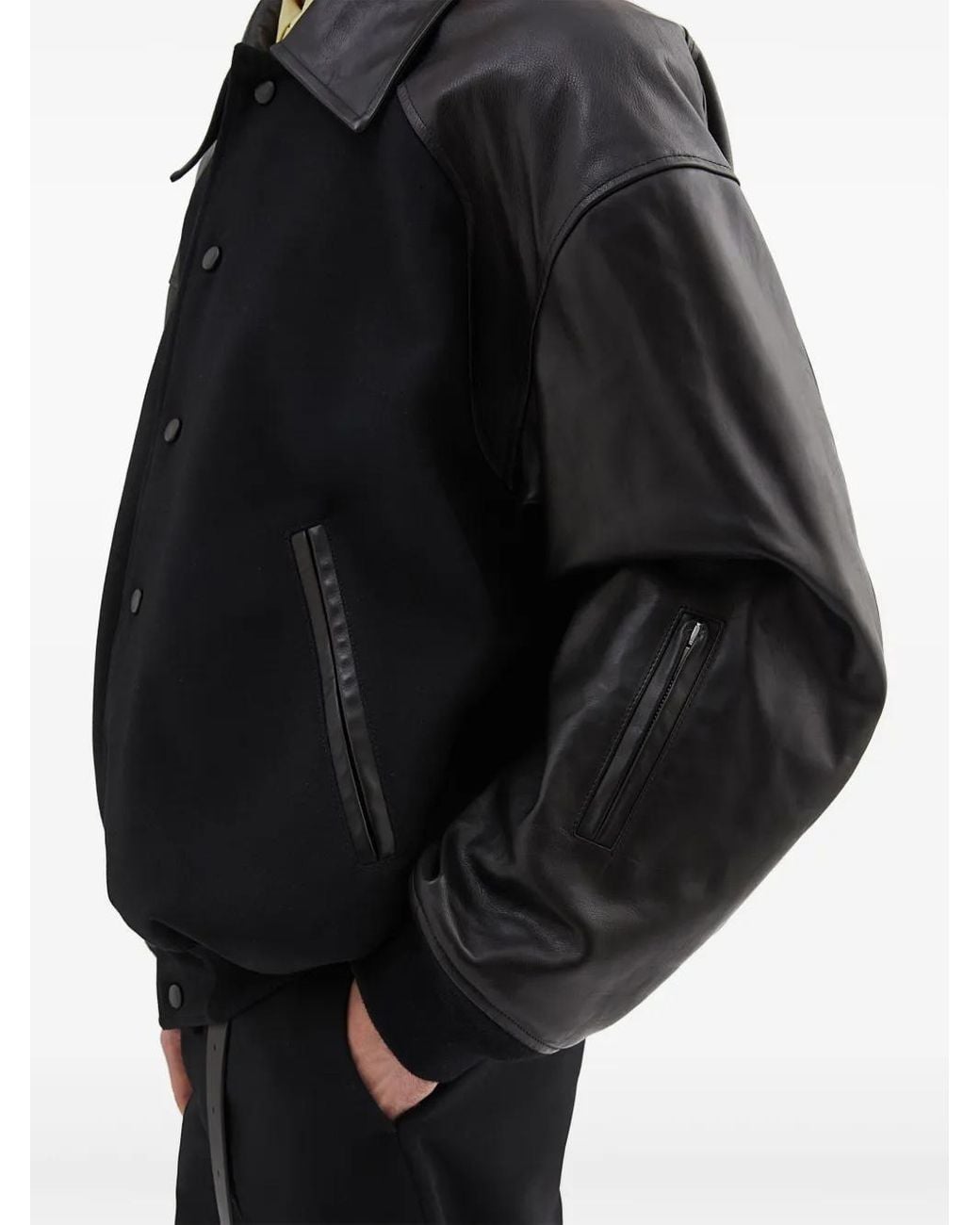 Chaqueta A Paneles Jil Sander de hombre de color Black