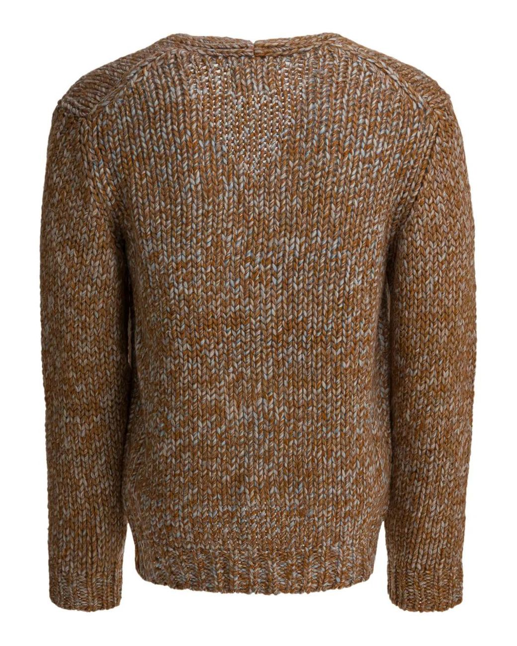 NN07 Brown Buttoned Wool Cardigan for men