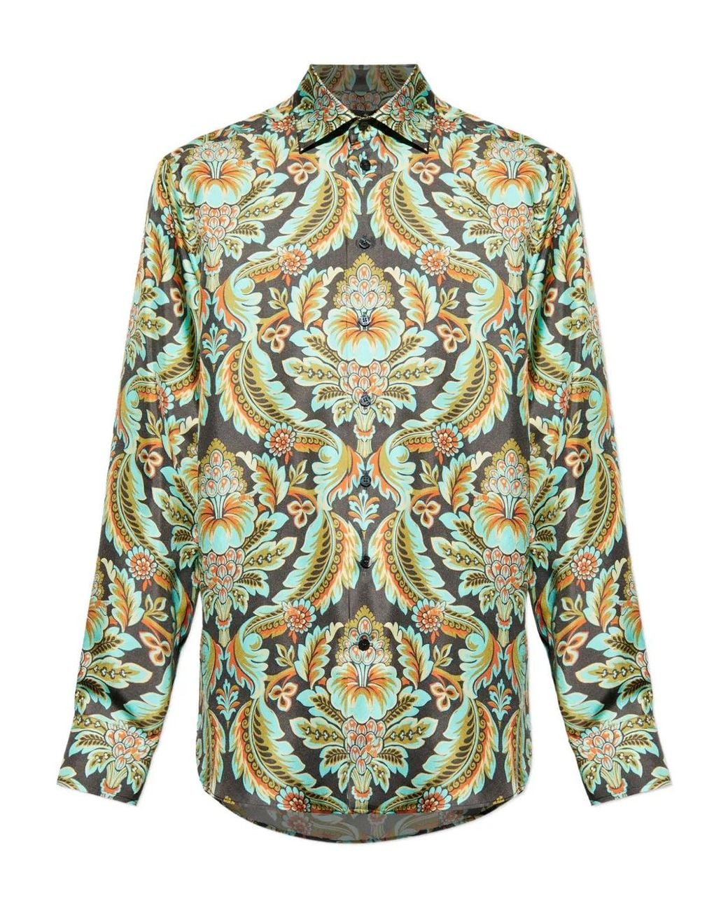 Etro Green Formal Shirts for men