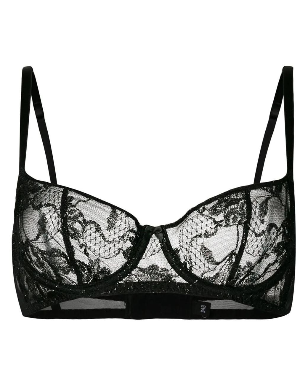 Gilda & Pearl Black Knightsbridge Bra