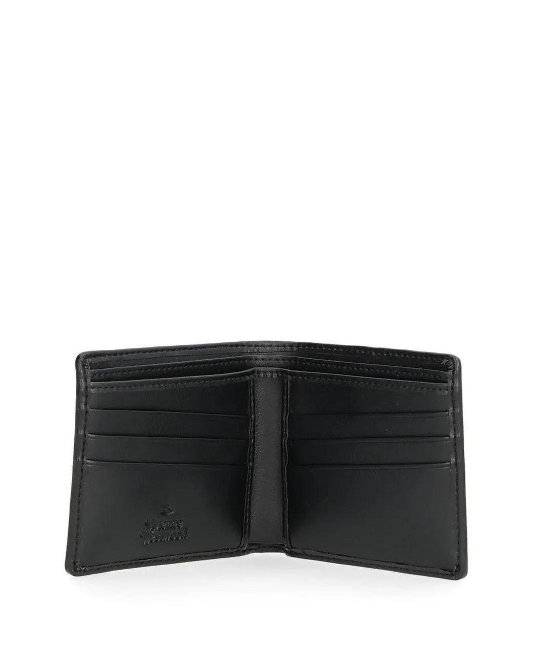 Vivienne Westwood Blue Orb-Plaque Billfold Wallet