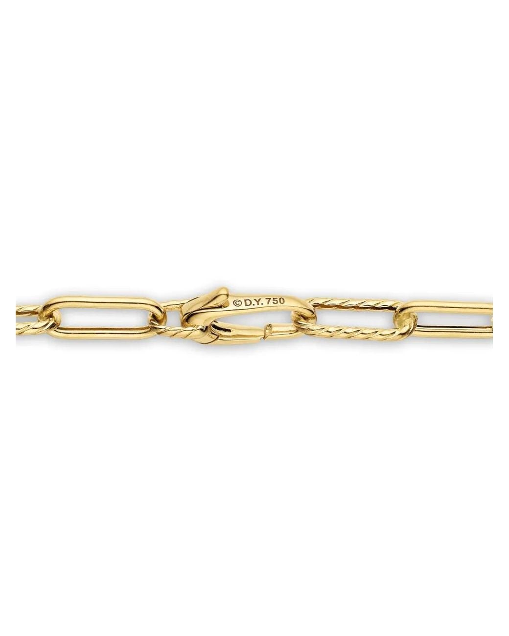 David Yurman Natural 18Kt Dy Madison Chain Necklace (4Mm)
