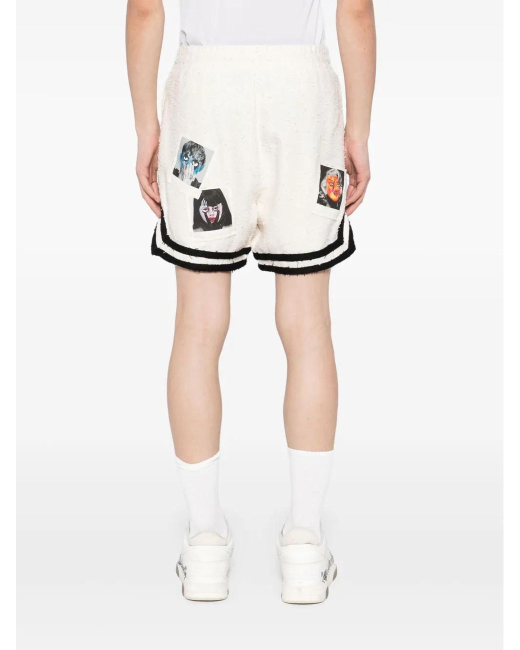 Haculla White Making Memories Shorts for men