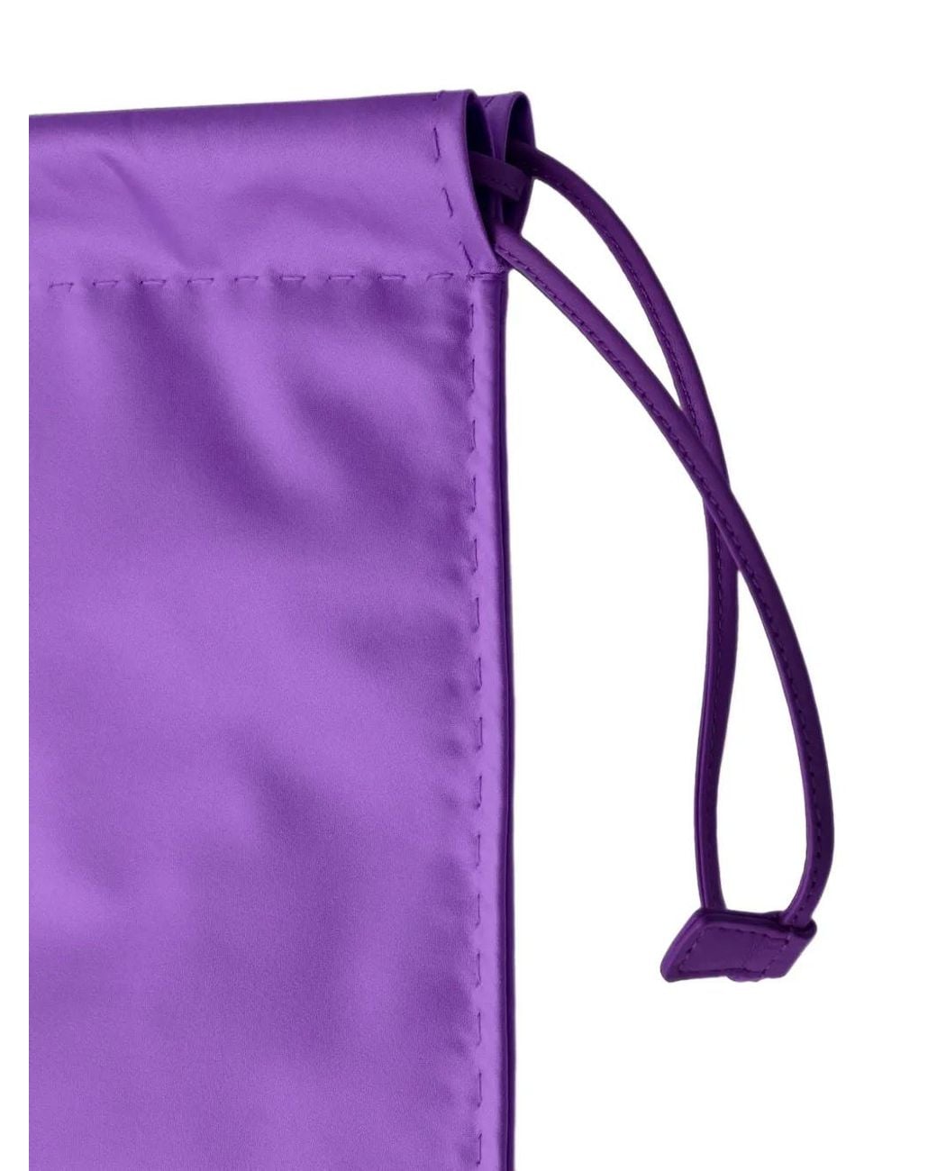 Prada Purple Wish Silk Duchesse Pouch