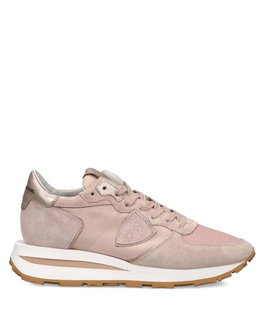 Philippe Model Pink Tropez Haute Lace-Up Sneakers