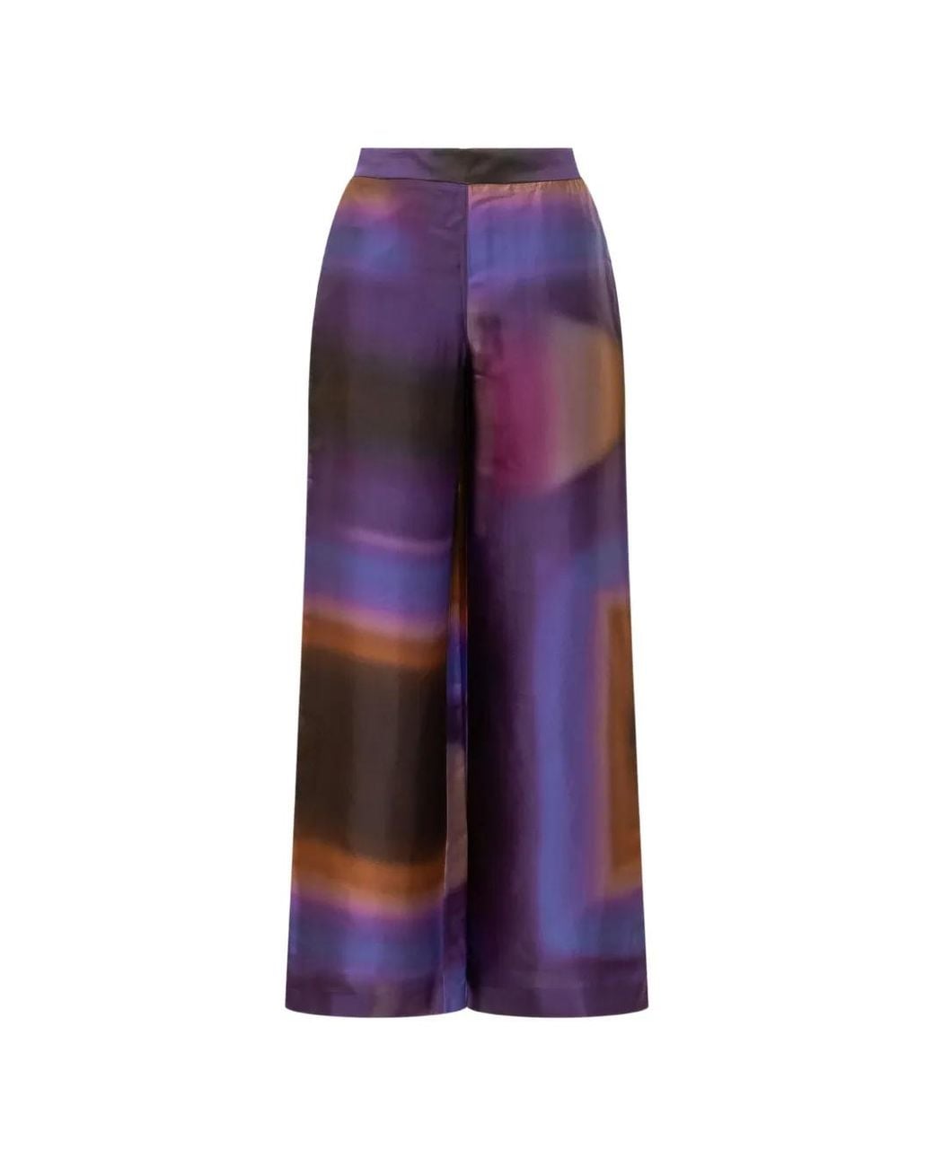 Momoní Purple Marajo Print Trousers