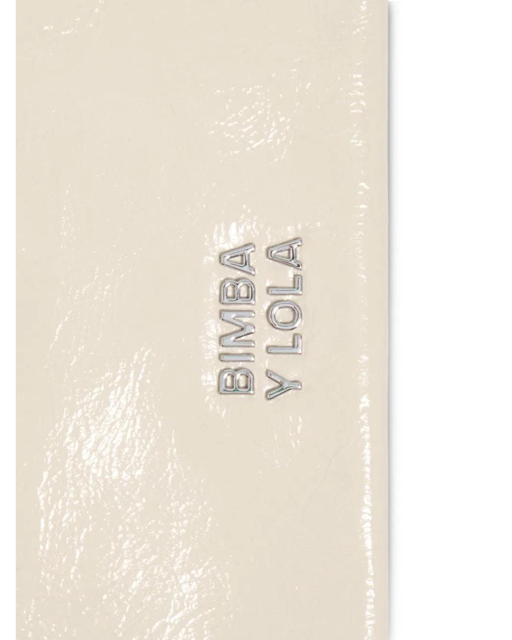 Bimba Y Lola Natural Zipped Leather Wallet