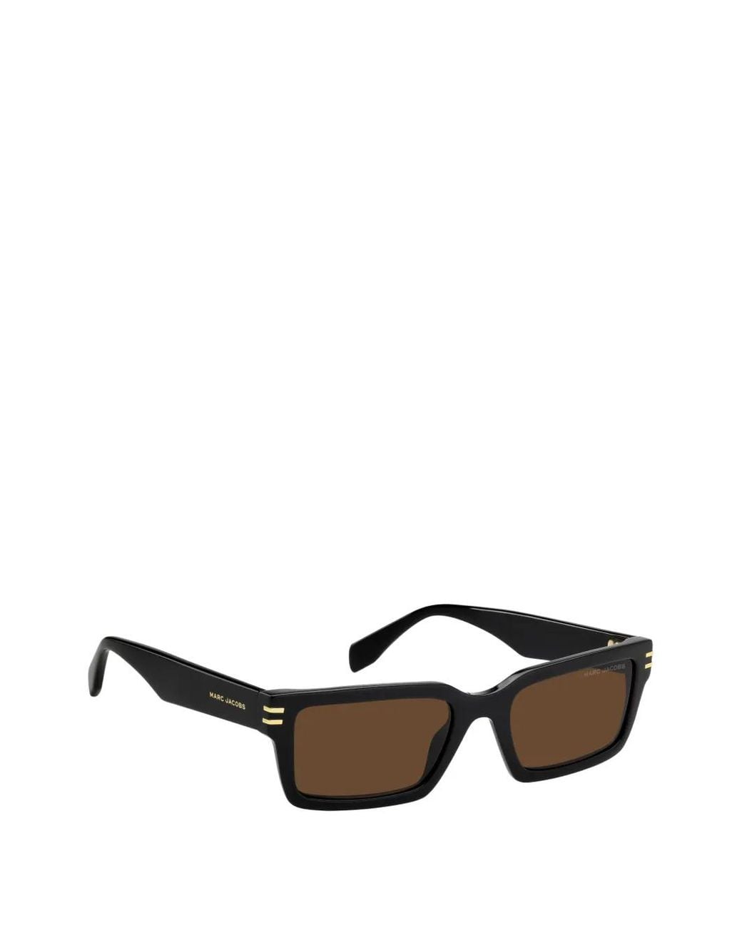 Marc Jacobs Black Rectangle-Frame Sunglasses for men