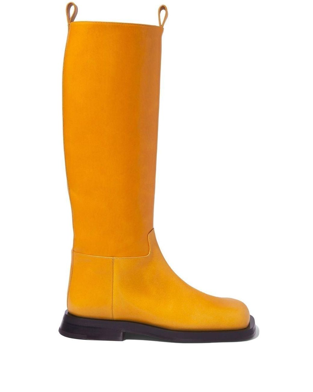 Proenza Schouler Laarzen Met Vierkante Neus in het Oranje | Lyst NL