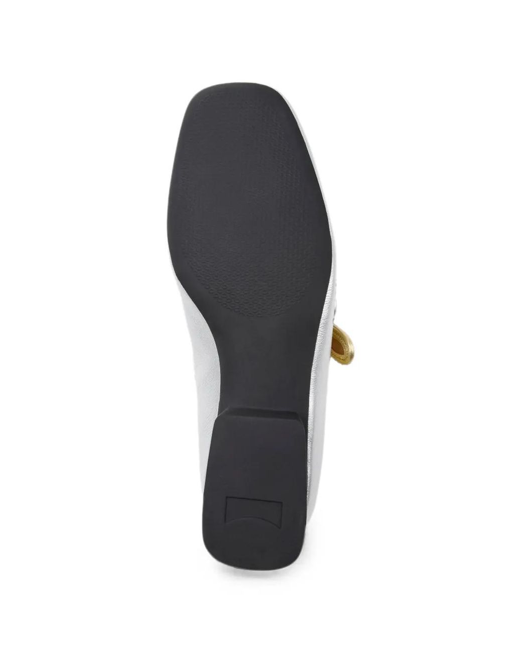Camper White Casi Myra Buckle-Fastening Ballet Flats