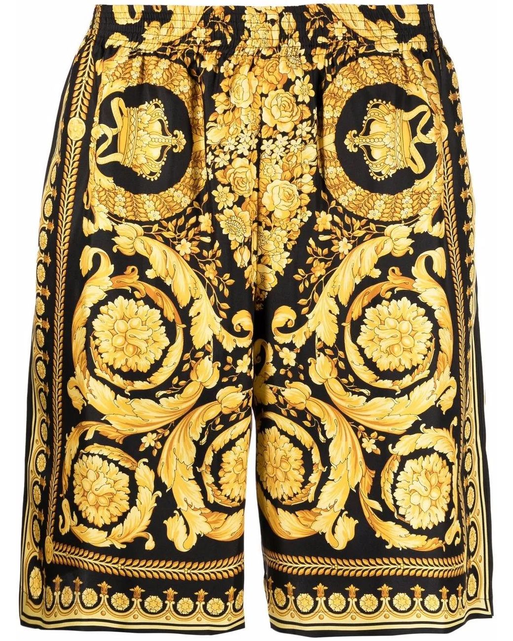 Bermudas Versace pour homme en coloris Yellow