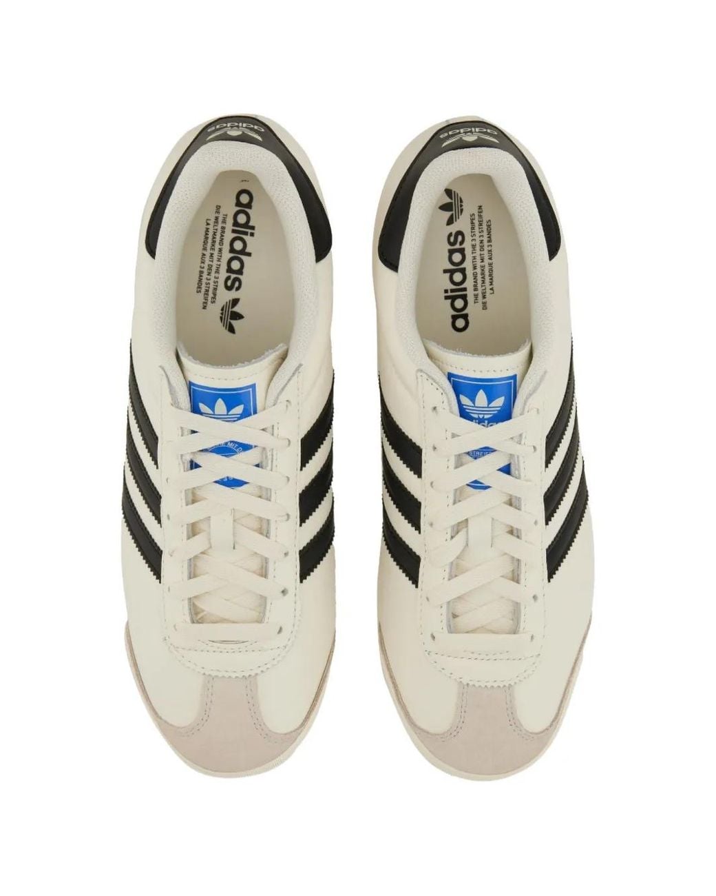 Adidas White K74 Kick Sneakers for men