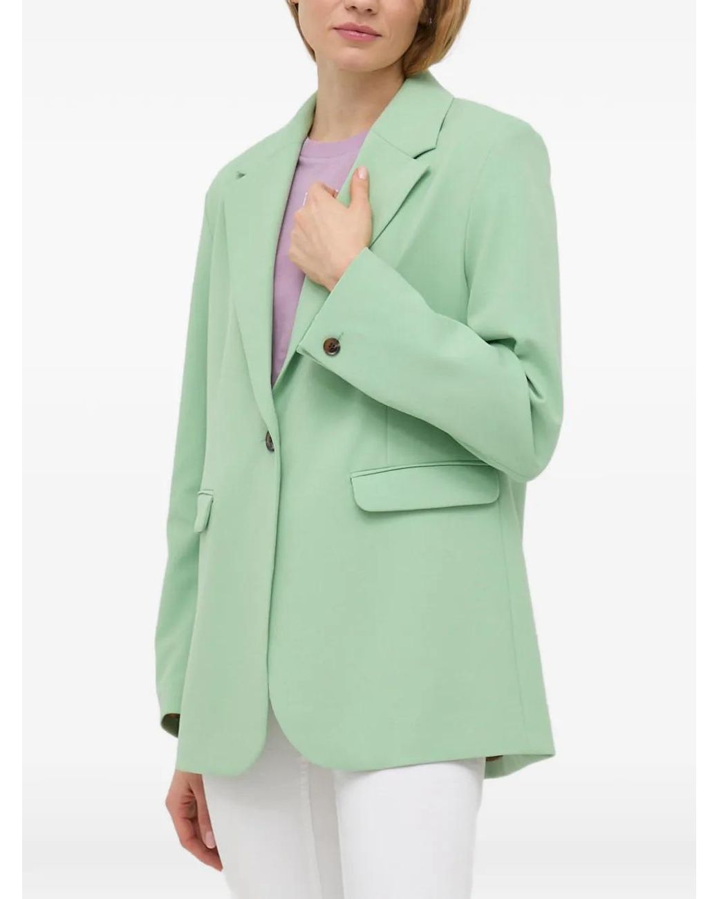 Samsøe & Samsøe Green Buttoned Blazer