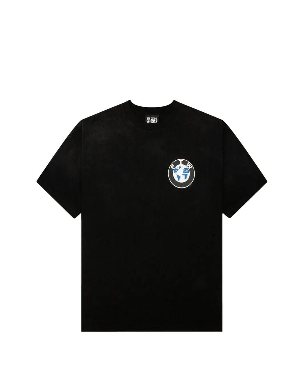Market Black F The World T-Shirt for men