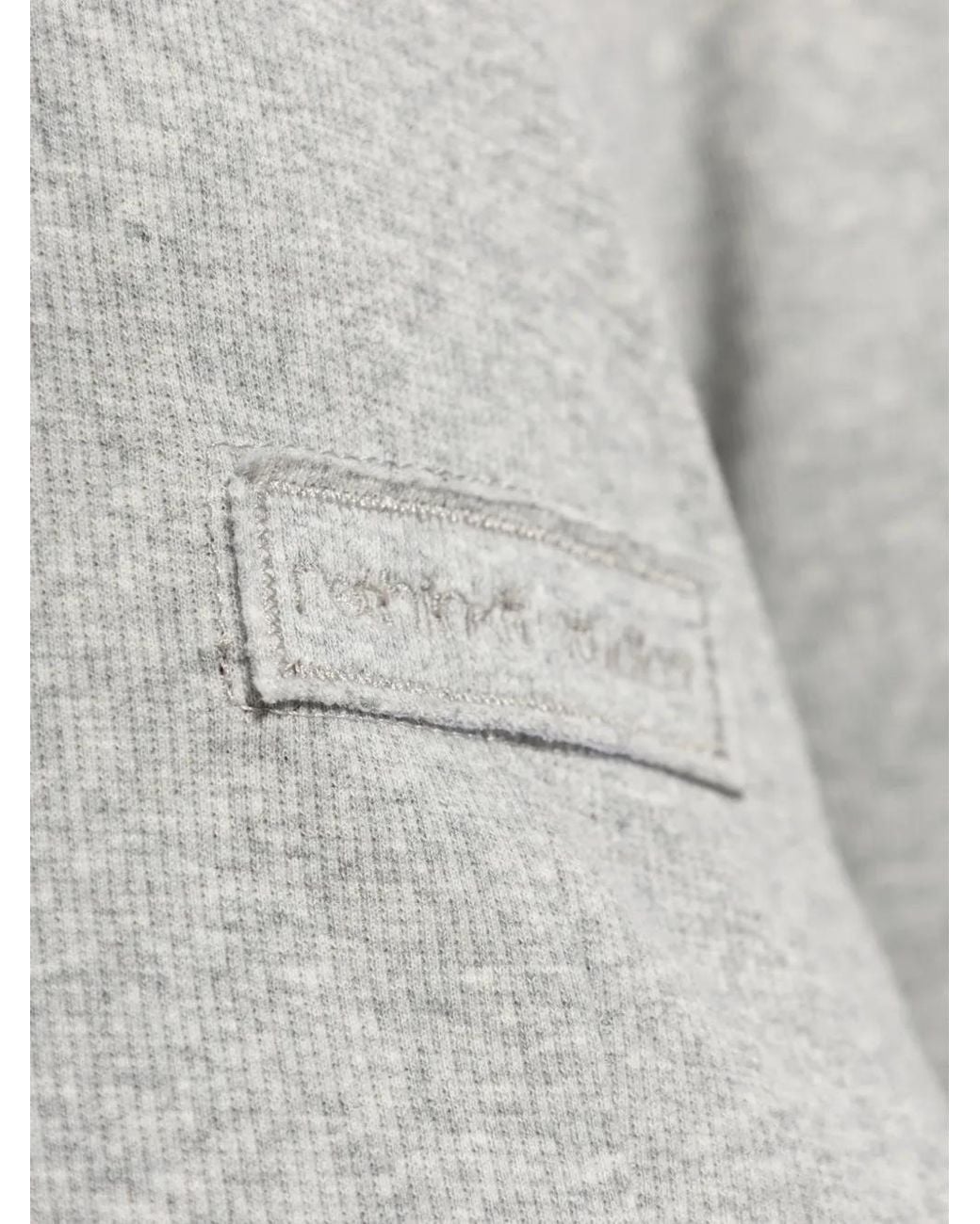 Rethinkit Studios Gray Ribbed Long-Sleeve Top