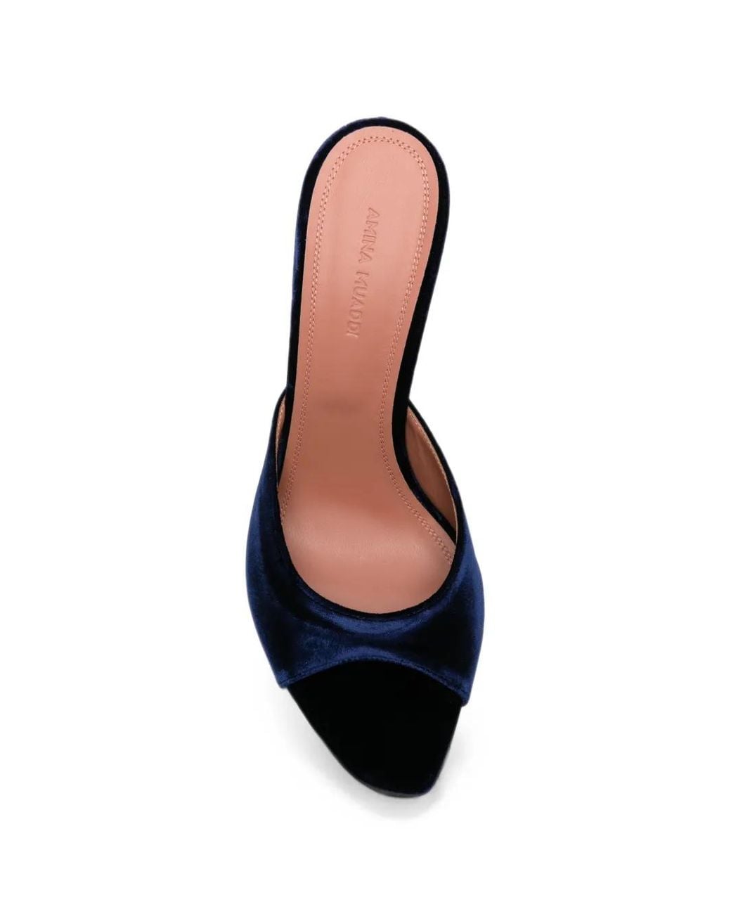 AMINA MUADDI Black Alexa Velvet Sandals