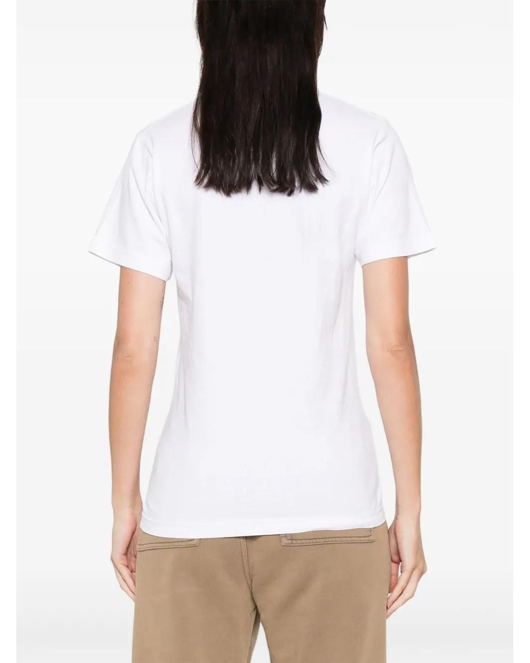 Sporty & Rich Blue Logo-Print T-Shirt