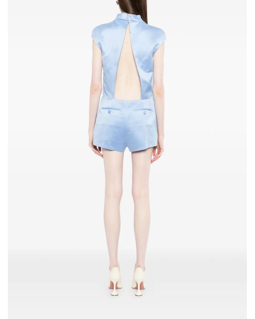 Tom Ford Blue Short Jumpsuit