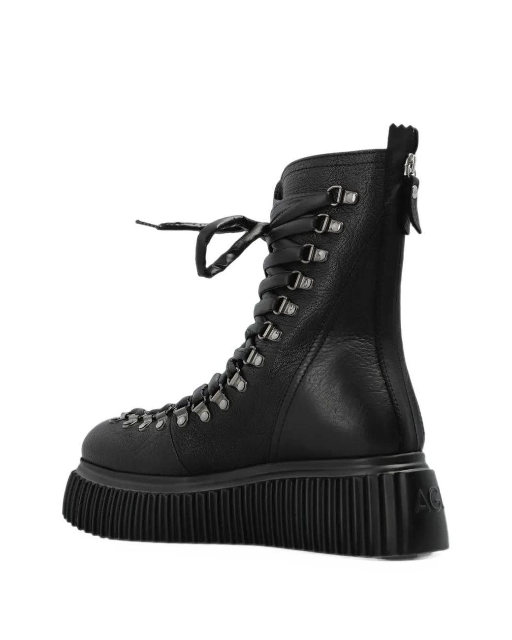Agl Attilio Giusti Leombruni Black Dromo Platform Boots