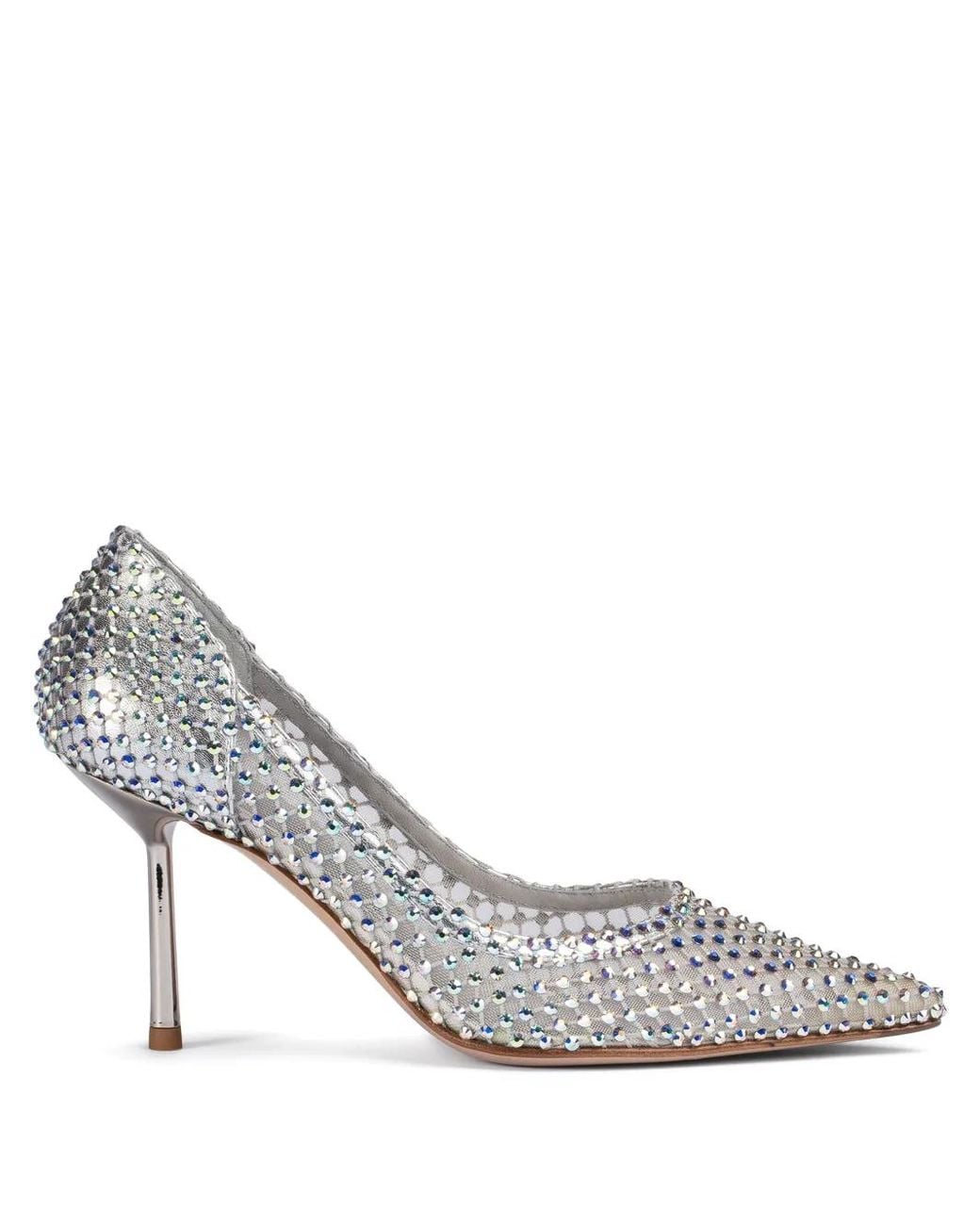 Le Silla White 80Mm Gilda Pumps